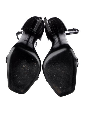 Saint Laurent Patent Leather Sandals