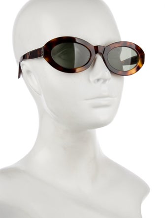 Saint Laurent Round Tinted Sunglasses