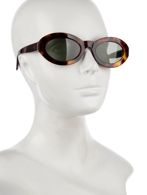 Saint Laurent Round Tinted Sunglasses