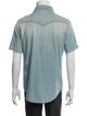 Saint Laurent 2016 Distressed Denim Shirt