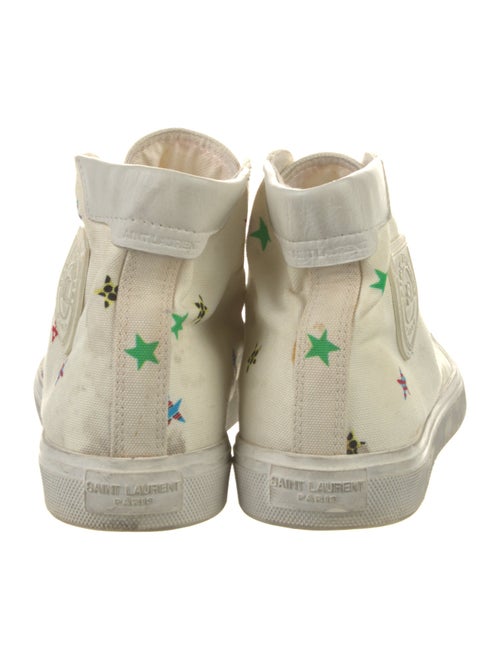 Saint Laurent Canvas Printed Sneakers