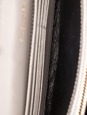 Saint Laurent Chevron Chevron Monogram Chain Wallet