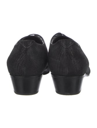 Saint Laurent Lizard Derby Shoes