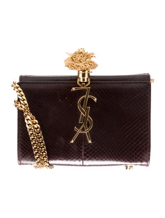 Saint Laurent Snakeskin Kate Small