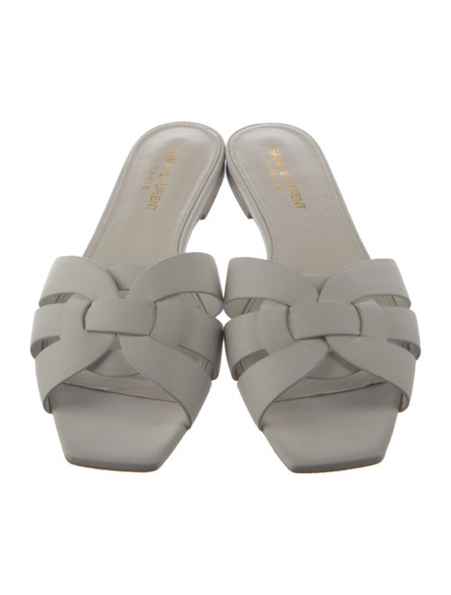 Saint Laurent Leather Slides