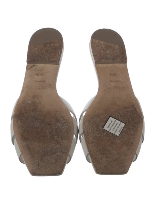 Saint Laurent Leather Slides