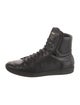 Saint Laurent Leather Lace-Up Boots