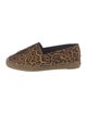 Saint Laurent Suede Animal Print Espadrilles