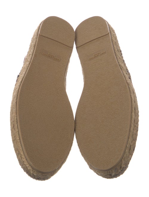 Saint Laurent Suede Animal Print Espadrilles