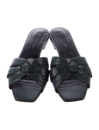 Saint Laurent Leather Slides