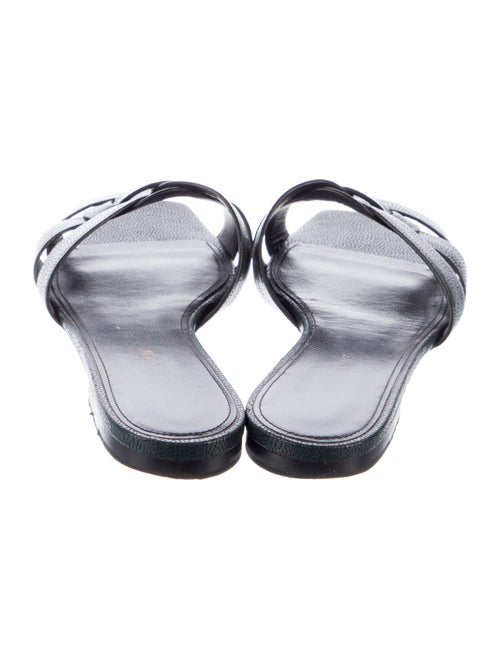 Saint Laurent Leather Slides