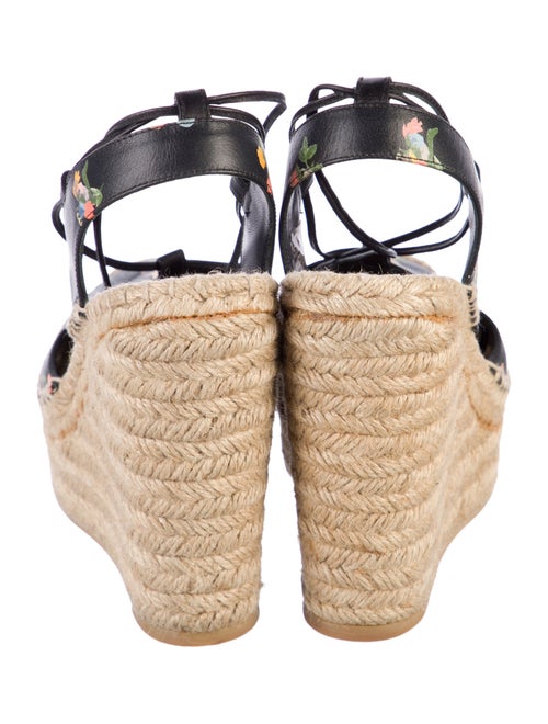 Saint Laurent Leather Printed Slingback Pumps