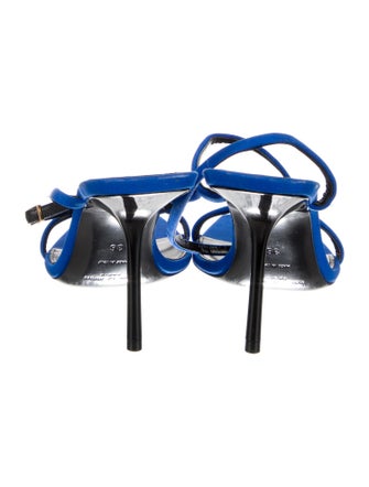 Saint Laurent Satin Sandals