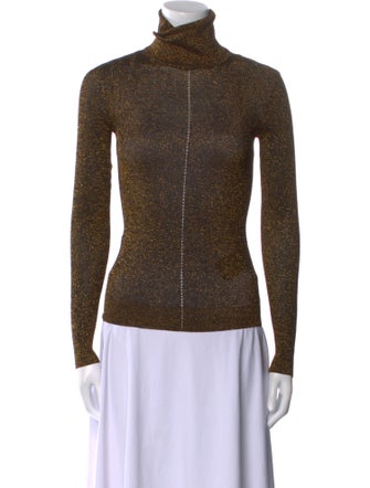 Saint Laurent Wool Turtleneck Top