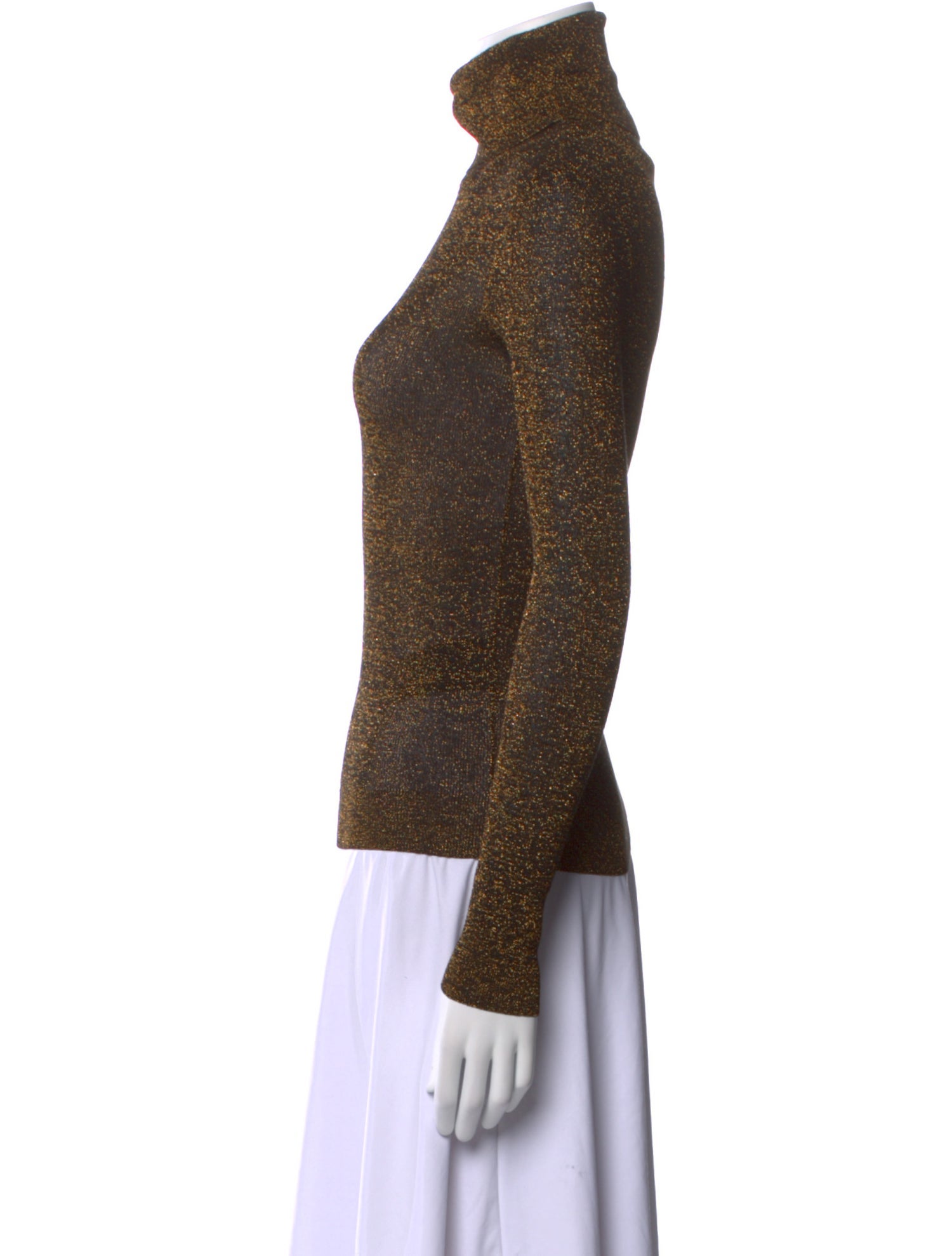 Saint Laurent Wool Turtleneck Top