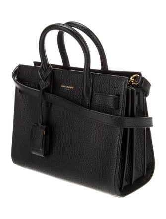 Saint Laurent Leather Sac De Jour Nano