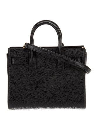 Saint Laurent Leather Sac De Jour Nano
