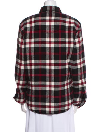 Saint Laurent Plaid Print Jacket