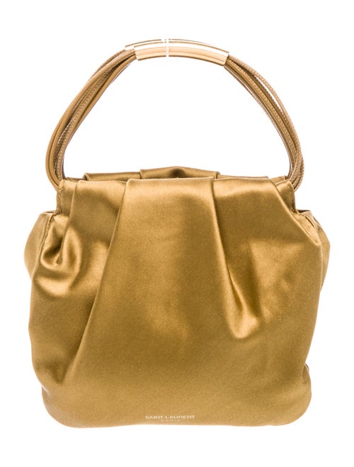 Saint Laurent Satin Shoulder Bag