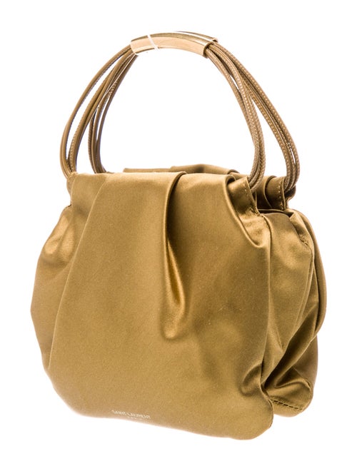 Saint Laurent Satin Shoulder Bag