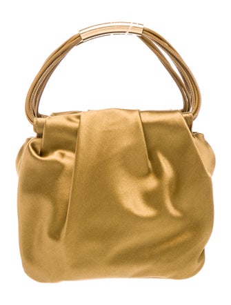 Saint Laurent Satin Shoulder Bag