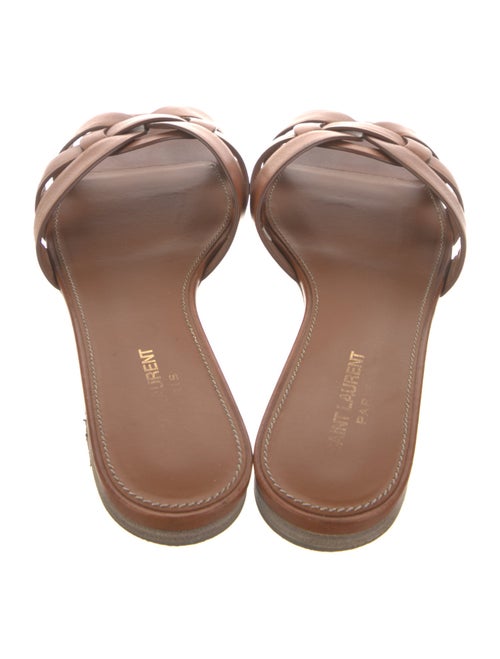 Saint Laurent Leather Slides