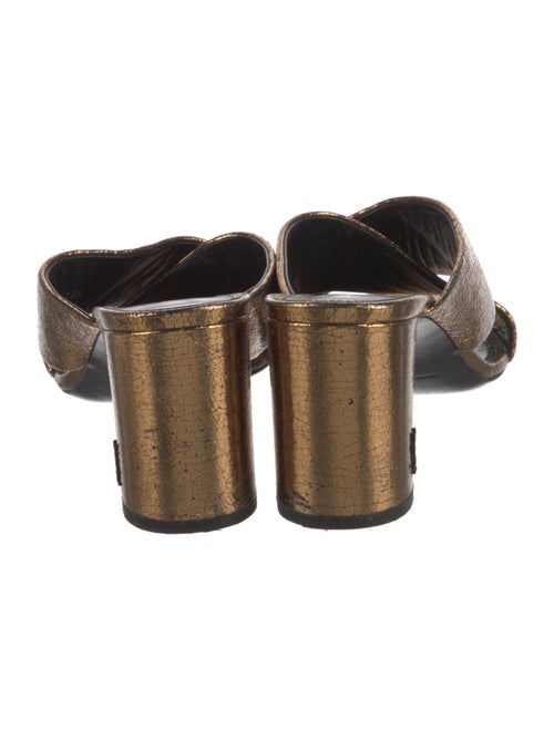 Saint Laurent Leather Slides