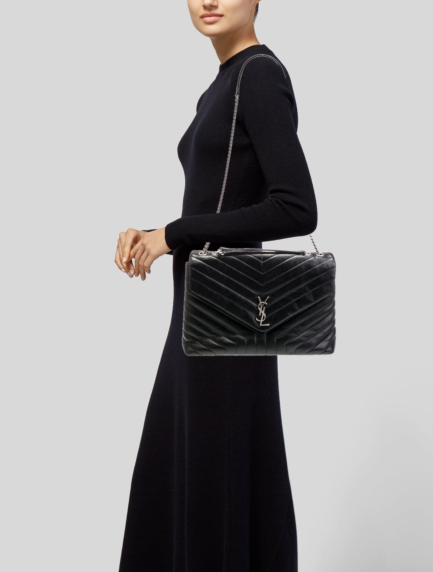 Saint Laurent Leather LouLou Large