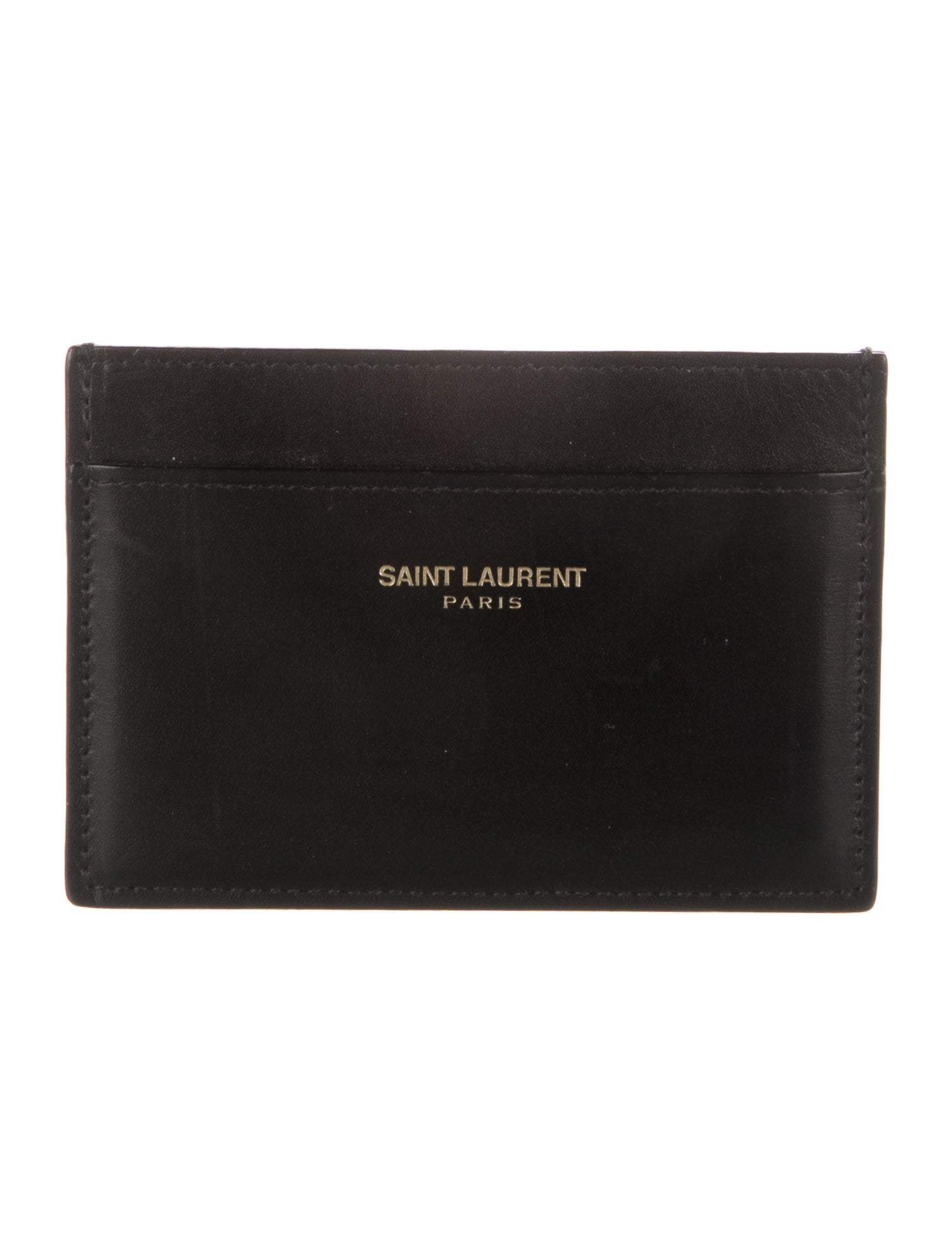 Saint Laurent Leather Card Holder