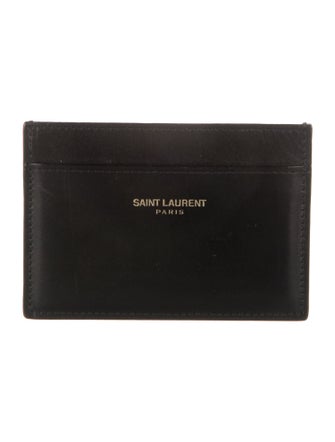 Saint Laurent Leather Card Holder