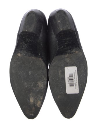 Saint Laurent Leather Studded Accents Boots