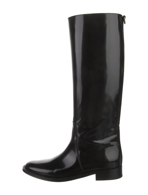 Saint Laurent Patent Leather Riding Boots