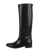 Saint Laurent Patent Leather Riding Boots