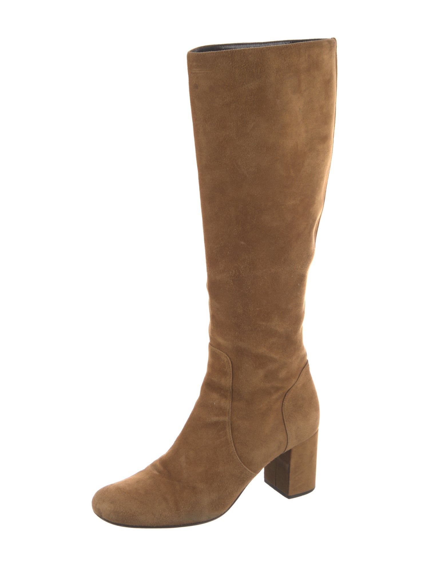 Saint Laurent Suede Riding Boots