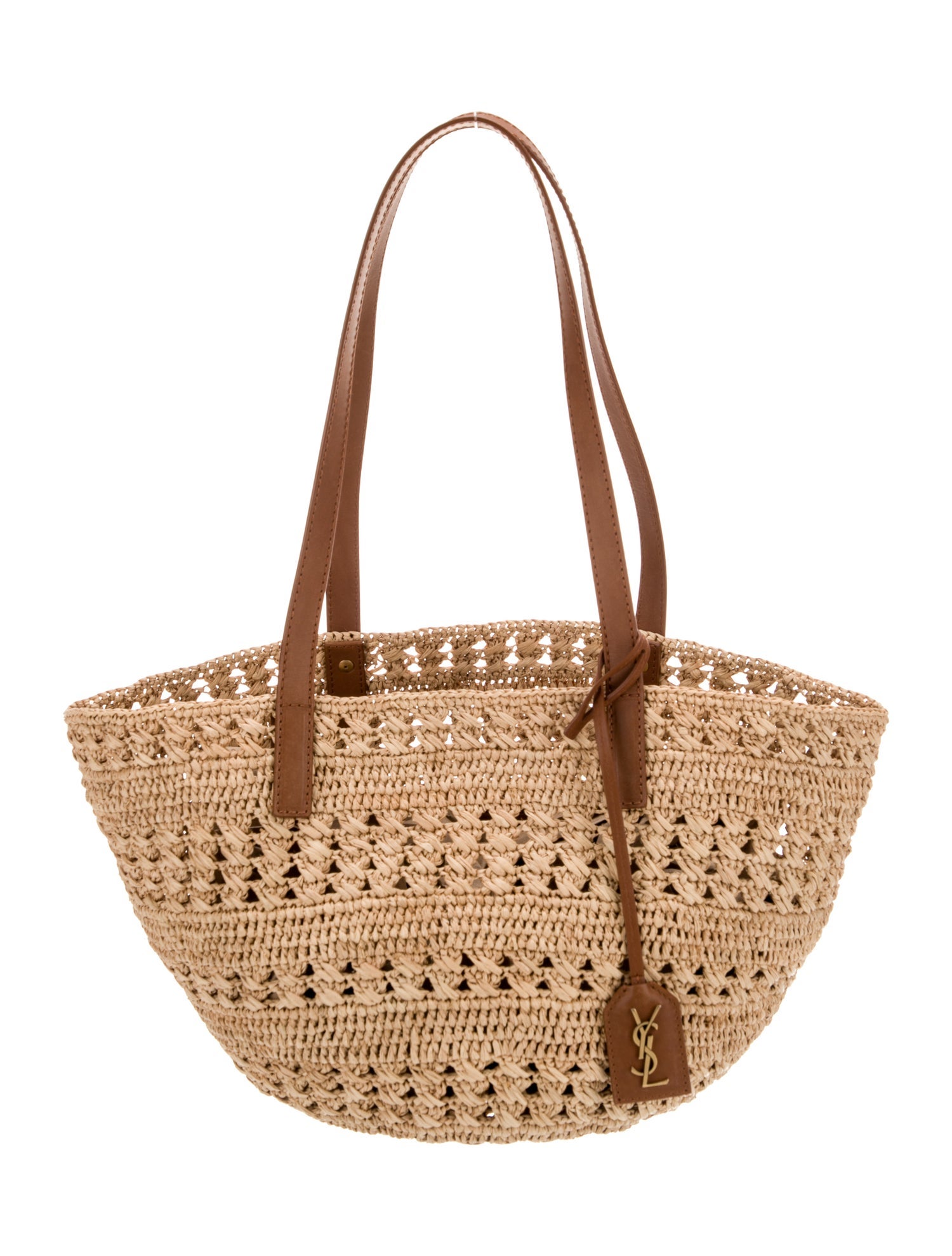 Saint Laurent Raffia Panier 2024