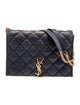 Saint Laurent Quilted Messenger Bag