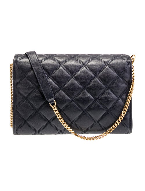 Saint Laurent Quilted Messenger Bag