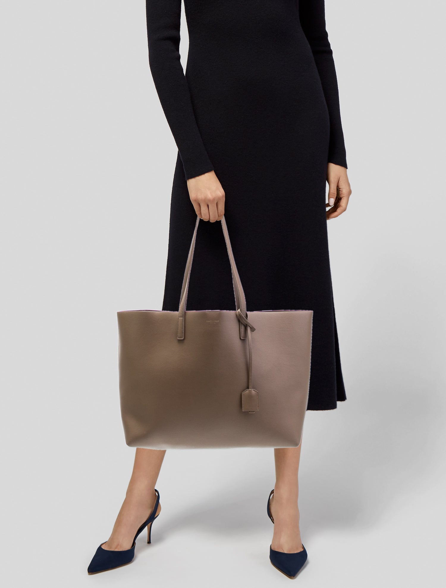 Saint Laurent Leather Tote