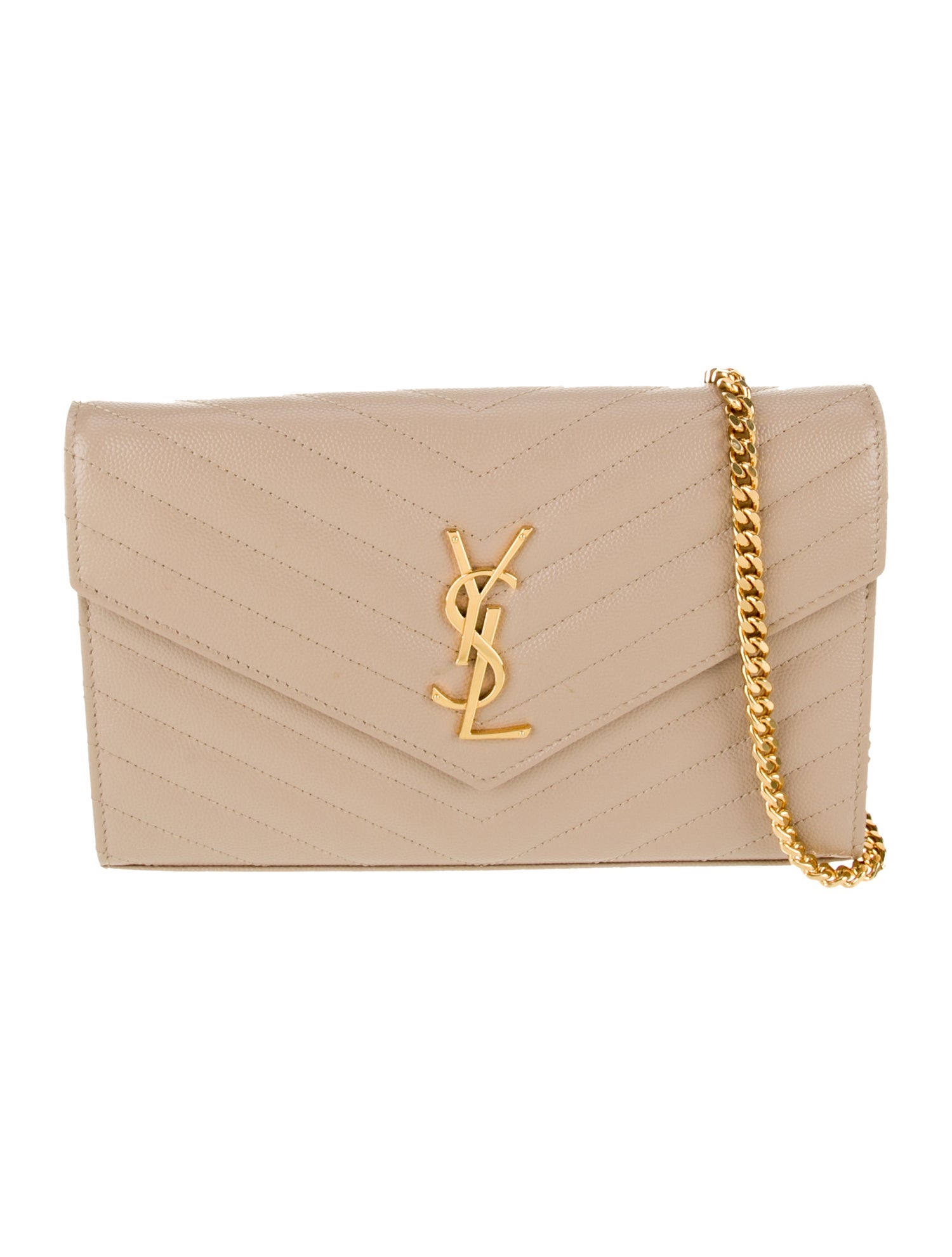 Saint Laurent Chevron Clutch