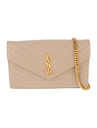 Saint Laurent Chevron Clutch