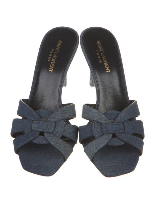 Saint Laurent Denim Slides