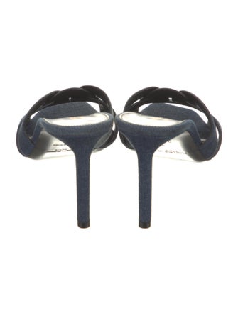 Saint Laurent Denim Slides