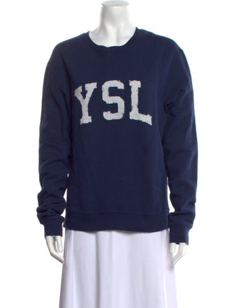 Saint Laurent 2021 Graphic Print Sweater