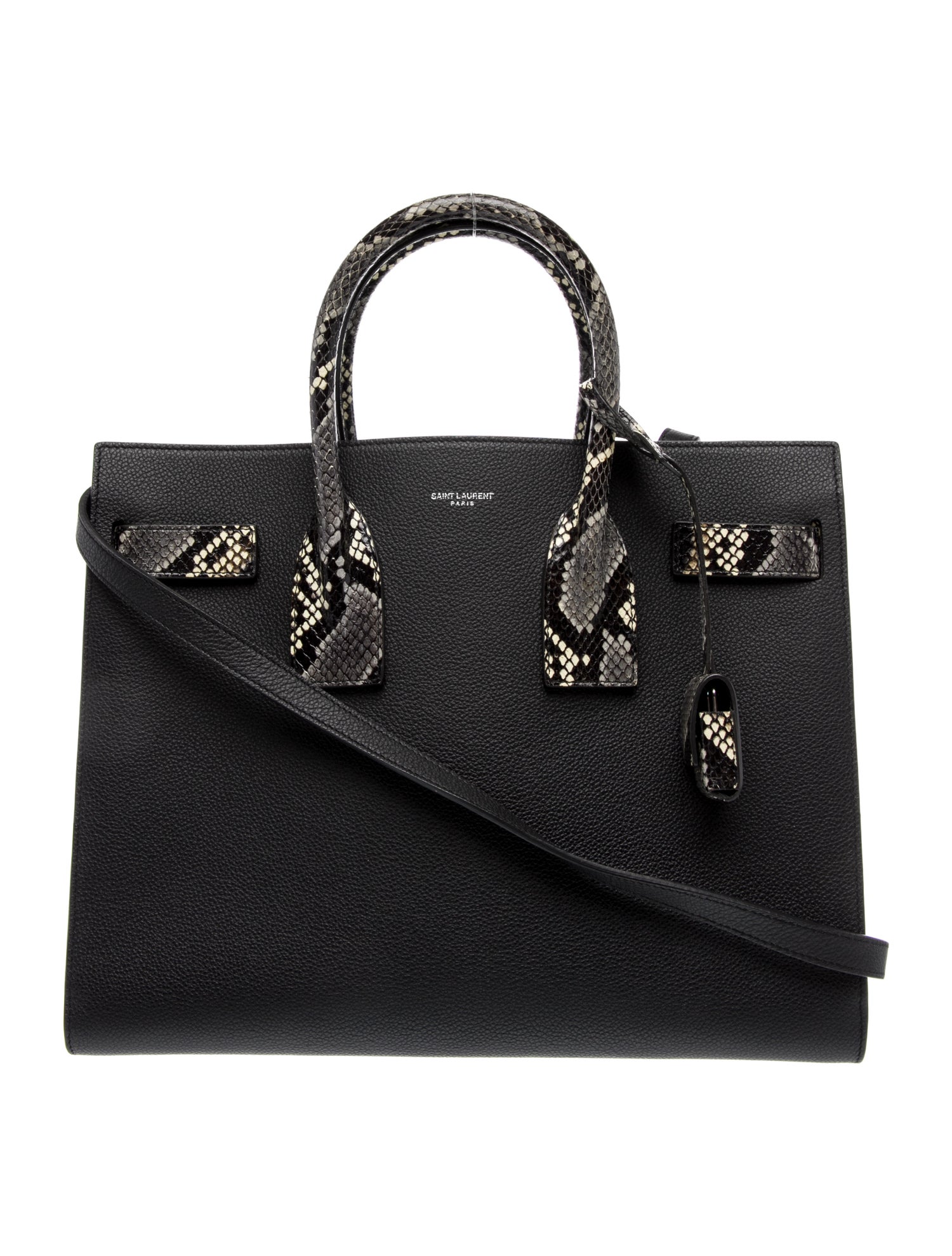 Saint Laurent Leather Sac De Jour Baby