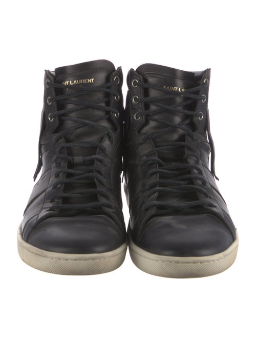 Saint Laurent SL-18 Fringe High 'Black' Sneakers
