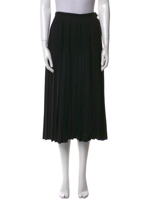 Saint Laurent Wool Midi Length Skirt