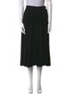 Saint Laurent Wool Midi Length Skirt
