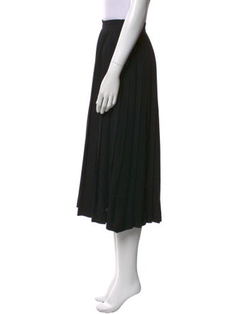 Saint Laurent Wool Midi Length Skirt