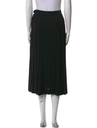 Saint Laurent Wool Midi Length Skirt