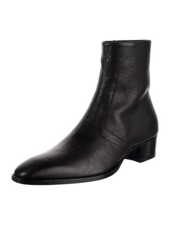 Saint Laurent Leather Boots